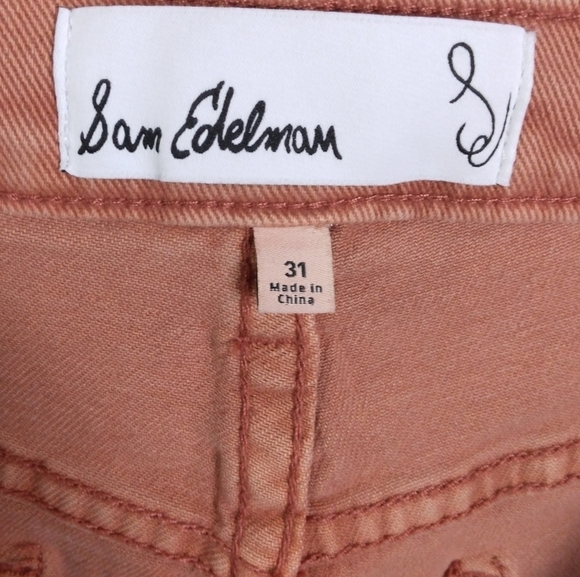 NWT SAM EDELMAN HIGH RISE DENIM SLIM STRAIGHT $99 - Picture 13 of 15
